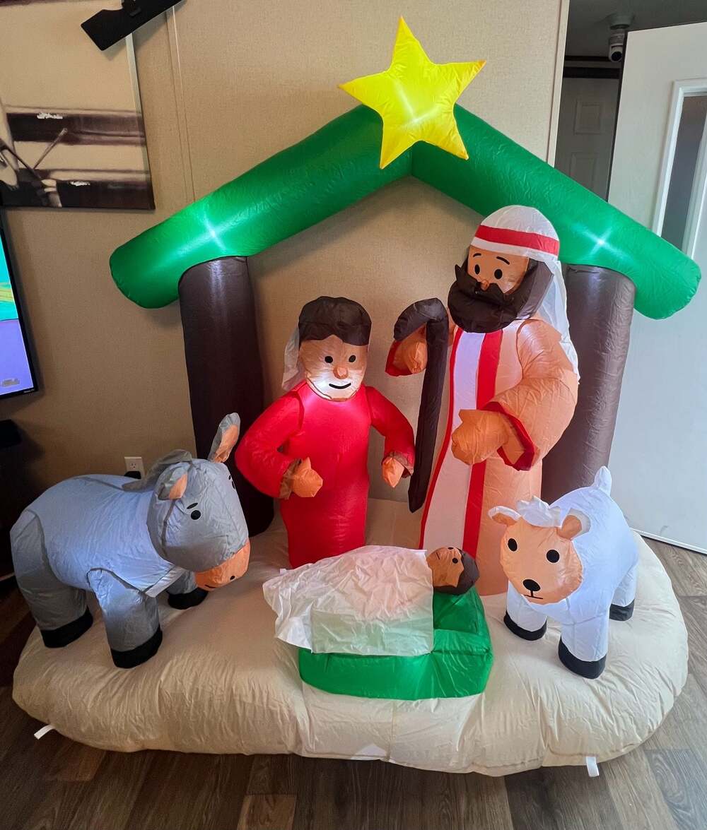 78" Airblown® Nativity Scene Inflatable Christmas Outdoor Yard Decor